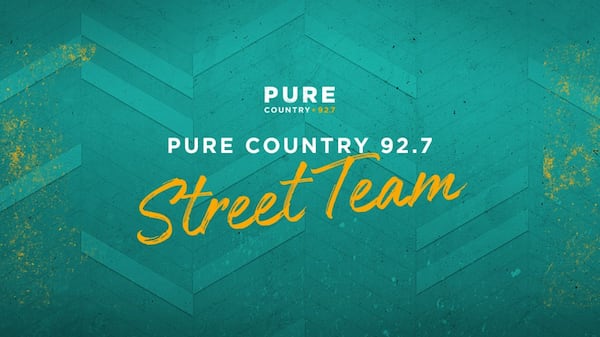 Pure Country 92.7 Street Team