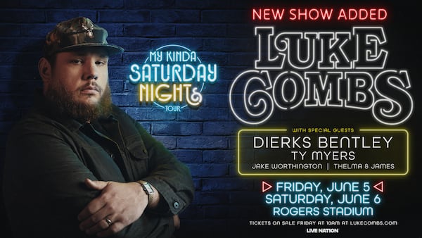 Luke Combs - My Kinda Saturday Night Tour