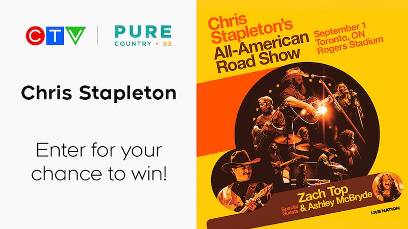 CTV London & Pure Country 93 Online Contest - Chris Stapleton
