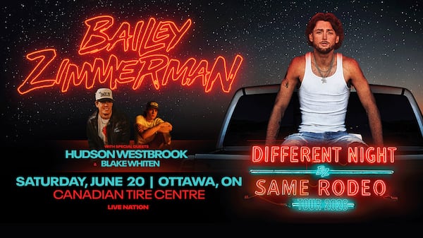 Bailey Zimmerman: Different Night Same Rodeo World Tour 2026